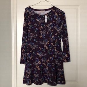NWT! Long sleeve cotton dress